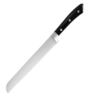 Sharp cinq pièces ensemble 3Cr13 acier inoxydable ABS poignée couteau de cuisine avec rivet emballé commodément pour un usage domestique