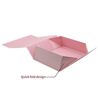Boîte rigide magnétique de couleur rose YH, boîte en carton sécurisée, logo personnalisé pour l'emballage de chocolats, de bonbons et de cadeaux