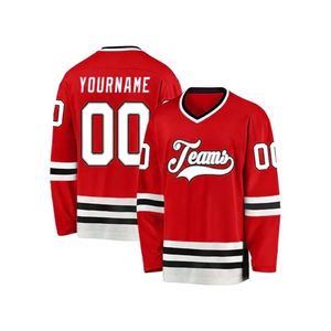 Maillot de hockey sur glace personnalisé OEM avec broderie et sublimation, maillot de hockey sur gazon professionnel avec nom d'équipe personnalisé - Product Image 6
