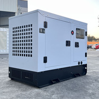 Tragbarer Leiser Dieselgenerator 10kW 15kW 20kW Schalldicht Einphasiger Wechselstrom-Generator 10kVA 20kVA 30kVA 50Hz 1500/1800 U/min