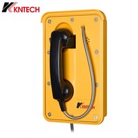 Téléphone tunnel industriel KNSP-10, IP66, étanche à la poussière, robuste, corps en alliage moulé sous pression, VoIP analogique, usage intensif