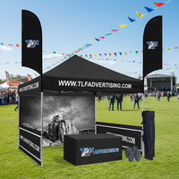 Tente de gazebo personnalisée 10x20 pieds, tente de salon professionnel 3 x 6 m avec paroi latérale pour marché, tente de réception extérieure pliable