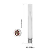 Antenne Wifi extérieure 2.4Ghz/5Ghz résistant à la corrosion 5Dbi à gain élevé N Type PC omnidirectionnel