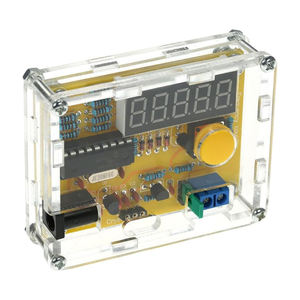 Contador de frecuencia de oscilador de cristal de 1Hz-50MHz, medidor de frecuencia de pantalla de 5 dígitos con carcasa, Kits de bricolaje - Product Image 1