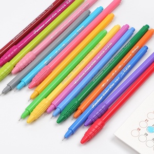 Ensemble <span class=keywords><strong>de</strong></span> stylos gel en <span class=keywords><strong>bambou</strong></span> Baiyi Stationery Little Japanese 24 couleurs assorties, <span class=keywords><strong>encre</strong></span> bleue et dorée pour étudiants, pointe <span class=keywords><strong>de</strong></span> 0,5 mm, design rétro - Product Image 3