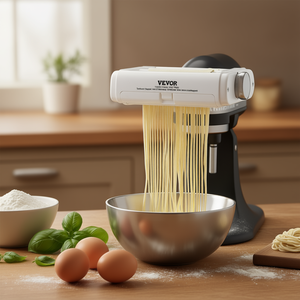 Accesorio para Pasta 3 en 1 KitchenAid, Rodillo para Hacer Pasta de Acero Inoxidable para Batidora de Pedestal, 8 Ajustes de Grosor - Product Image 2