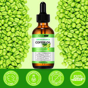 ATOANY Anti-invecchiamento gonfio occhiaie smagliature 60ml di <span class=keywords><strong>olio</strong></span> di caff<span class=keywords><strong>è</strong></span> verde Arabica per i peli del corpo del viso - Product Image 4