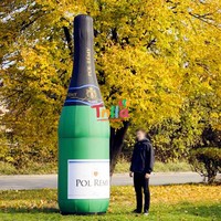 Bouteille géante gonflable personnalisée pour la promotion de la marque, bouteille de boisson gonflable pour la publicité, canette gonflable pour la promotion