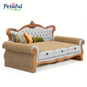 Maßgefertigtes, Beliebtes Luxus-Katzenbett im Retro-Stil mit Integriertem Sofa, Langlebig und Fusselfrei, Großes Katzenbett - Product Image 1