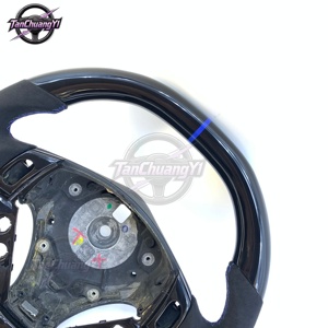 Volante de Fibra de Carbono con Línea Azul para Quattroporte/GranSport 2003-2012 - Product Image 3