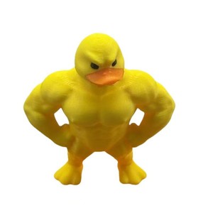 New Creative Muscular Duck With Six Pack Abs Animal Model Statue Funny Home <b>Desk</b> Decor Novelty Gift for Kids Prank <b>Toy</b> - Product Image 5