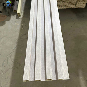 Decorazione resistente Uv composito Wpc <span class=keywords><strong>rivestimento</strong></span> della parete Pannello Murale Esterno Wpc tavole di legno - Product Image 2