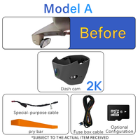 Caméra embarquée 4G pour CR-V, avant 2K, arrière 1080p, ajustement personnalisé Gen6 2023-2026, enregistrement en boucle automatique, vision nocturne, enregistreur vidéo