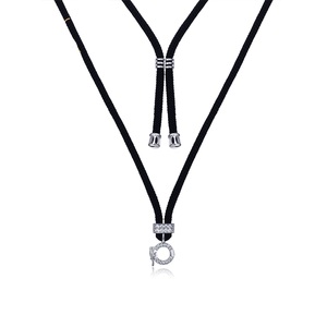 FYXL1204 Collar de Plata de Ley 925 con Circonita Sintética, Cadena de Caja Plateada, Moderno y Versátil, Ajustable para Mujer - Product Image 3