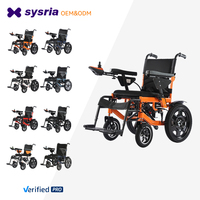 Lightweight <strong>Electric</strong> Wheelchair Folding Foldable Power Motorized Lithium Battery Stair Climbing Portable Smart