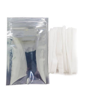 Vente en gros 20 pièces/sac 70*8mm bricolage sain reconstruire des coussinets en maille cinq couches style sergé bandes de coton biologique sans javel naturel - Product Image 3