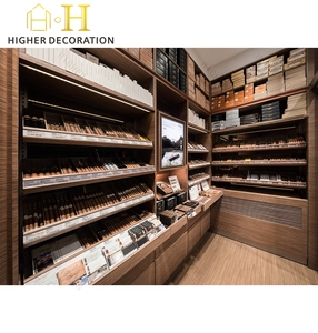 Vitrine élégante pour cigares Vitrine personnalisée de tabac de haute qualité Fournitures de magasin de fumée en verre <span class=keywords><strong>vintage</strong></span> pour Smoke <span class=keywords><strong>Shop</strong></span> - Product Image 4