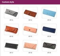 Bestpackaging Portable en cuir porte-lunettes de soleil lunettes sac souple lunettes de lecture porte-lunettes sac pour les voyages en plein air