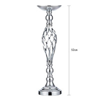Vase porte-bougie en fer doré torsadé pour table, arrangement floral, accessoires de mariage, décoration intérieure