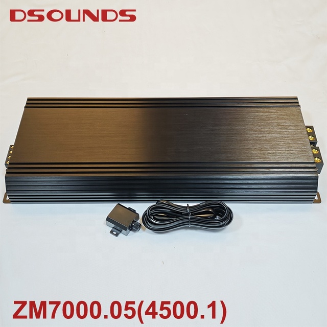 7000.05 Bass Car Amplifier 4500Wrms at 1 Ohm Stable Output High Sensitivity Mono Block Car Audio Amplifier for Car Subwoofer