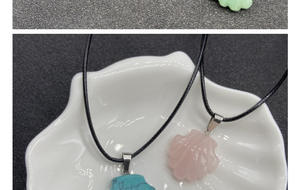 สร้อยคอจี้เปลือกหอยมุกสีชมพู หินกึ่งมีค่า ของขวัญธุรกิจเครื่องประดับ ขายส่งข้ามพรมแดน - Product Image 6