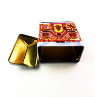 Boîte à biscuits en forme de triangle, de qualité alimentaire, imprimée, boîte à biscuits, contenants, boîte en étain personnalisée, boîtes cadeaux en gros
