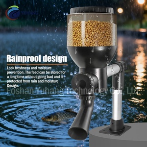 Alimentador Automático Jecod FD, Temporizador Cuantitativo, Alimentador <span class=keywords><strong>de</strong></span> Peces para Estanques, Alimentador <span class=keywords><strong>de</strong></span> Koi, Máquina <span class=keywords><strong>de</strong></span> Alimentación <span class=keywords><strong>de</strong></span> Gran Capacidad, Caja Ultra Plástica - Product Image 3