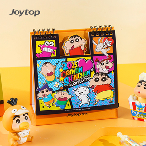 Joytop - Calendario de Escritorio Personalizado al por Mayor con Diseño de <span class=keywords><strong>Crayon</strong></span> <span class=keywords><strong>Shinchan</strong></span>, Serie Cómica 2025, Cubierta de PVC, Papel de 120 g/m² para Tomar Notas, Bonito - Product Image 3