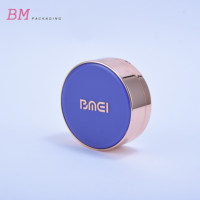 Maquillage en plastique duo coussin d'air fond de teint et poudre pressée étui compact
