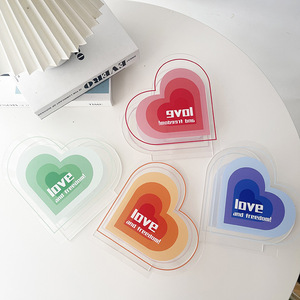 แจกันอะคริลิกรูปหัวใจสีสันสดใสตกแต่งบ้านสไตล์โมเดิร์น - Product Image 3