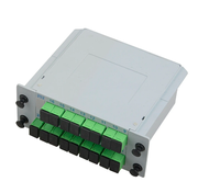 Répartiteur PLC de type cassette Lenew FTTH à fibre optique SC 1x8 LGX