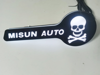 Insigne de calandre avant pour voiture Emblem Flow RGB LED Car Bumper Light