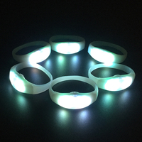 Bracelet lumineux à LED Programmable DMX, fournitures de décoration pour événements, contrôle télécommande
