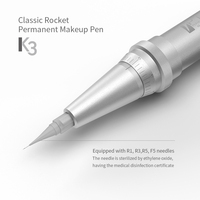Machine de maquillage permanent PM K3, stylo de tatouage électrique, aiguilles à cartouche, moteur sans balais, acier inoxydable, pour l'art corporel