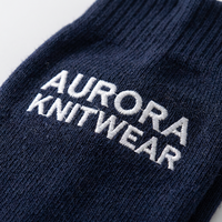 Chaussettes de sport antidérapantes en coton côtelé, hauteur genou, avec logo imprimé vertical personnalisé et blocs de couleur, pour Pilates et Barre, OEM