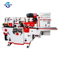 Mesin pengolah papan kayu listrik otomatis, empat sisi kayu Solid Moulder Planer