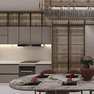 Servicio de Diseño 3D Gratuito por 48 Horas, Muebles de Cocina Modernos de Acero Inoxidable, Muebles de Lujo Personalizados, Proyecto Rápido Llave en Mano - Product Image 2