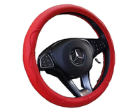 Housse de volant de voiture en cuir PU respirant et durable, toutes saisons, tailles S M L XL