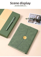Coffret Cadeau Personnalisé en Cuir PU avec Carnet d'Adresses – Idéal pour Remise de Diplôme, École, Entreprise, Conférence, Souvenir Promotionnel