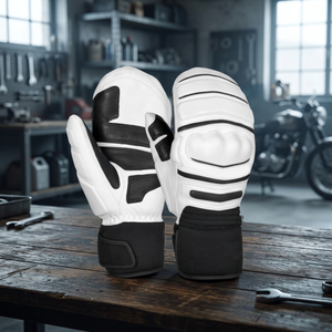 Guantes de Esquí y Snowboard de Cuero para Invierno, Unisex, Impermeables, Gruesos, Resistentes al Viento, Antideslizantes, Aislantes, con Pantalla Táctil, Dedos Completos - Product Image 3