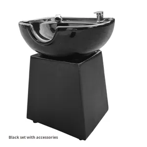 Lavabo vertical en céramique pour <span class=keywords><strong>salon</strong></span> de coiffure, <span class=keywords><strong>salon</strong></span> de barbier, colonne de lavage à poser, <span class=keywords><strong>design</strong></span> moderne et simple - Product Image 1