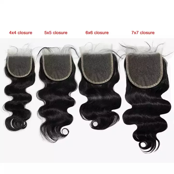 Cuticle Aligned Virgin Human Hair,Transparent Hd 4*4 5*5 6*6 Lace Closure 13*4 13*6 Lace Frontal Wholesale