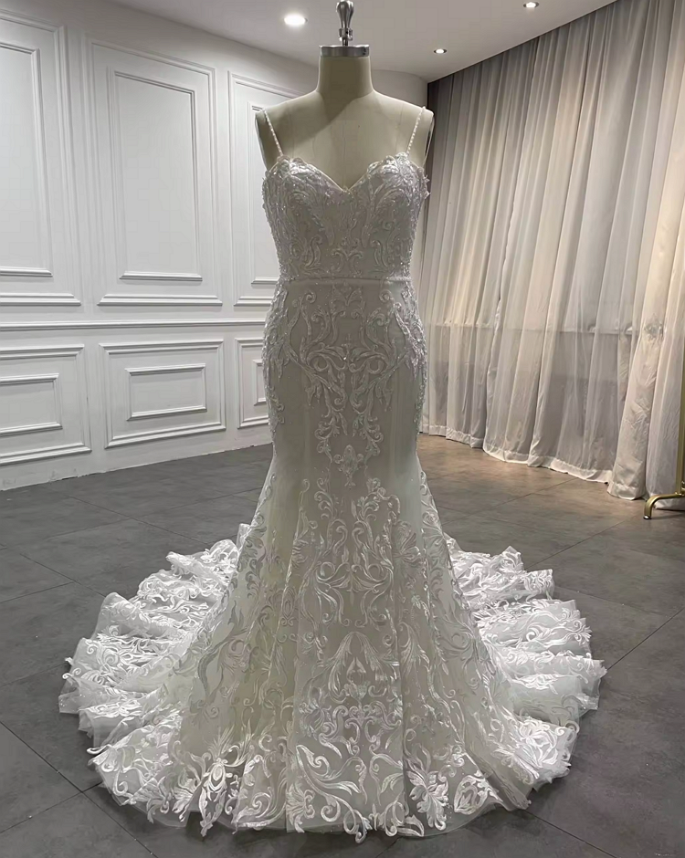 chinese dress ladies Halter wedding dresses | Slip wedding dress | mermaid wedding dress main image 1