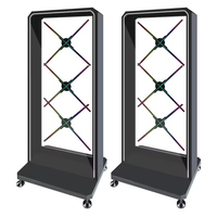 Kipas angin Led tampilan 3D Hologram Wifi ukuran besar 180cm untuk iklan 8 pisau baru