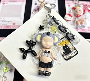 Porte-clés Animaux Série 1 à bas prix, design original, accessoires mignons pour téléphone et sac, lot de 12 pièces, vente chaude - Product Image 6