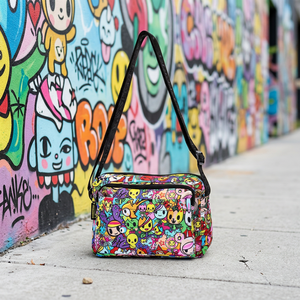 Borsa a Tracolla Estiva Vintage Personalizzata con Stampa Digitale Floreale per Donna, Piccola Borsa <span class=keywords><strong>Messenger</strong></span> con Logo - Product Image 1