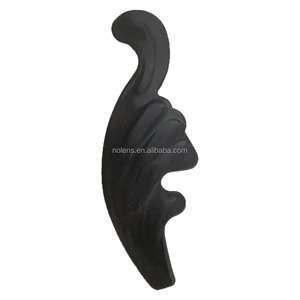 Ferro battuto forgiato fiori in ghisa foglie-stile moderno facilmente assemblato opere metalliche Decorative per finestre scale - Product Image 6