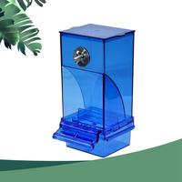 Boîte à nourriture pour perroquets, distributeur automatique anti-déversement, mangeoire externe pour oiseaux, fournitures pour oiseaux de compagnie, vente en gros pour différents types d'oiseaux