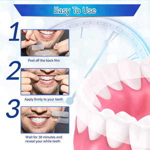 2023 nouvelle tendance Offre Spéciale <span class=keywords><strong>3D</strong></span> <span class=keywords><strong>bandes</strong></span> de blanchiment des dents brillantes Gel d'hygiène buccale blanchisseur <span class=keywords><strong>bandes</strong></span> de blanchiment des dents pour un usage domestique - Product Image 6