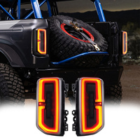 Feux arrière LED séquentiels de rechange avec lentille fumée pour Ford Bronco Raptor 2021-2023 – Amélioration